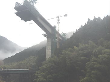 中部横断道　興津川